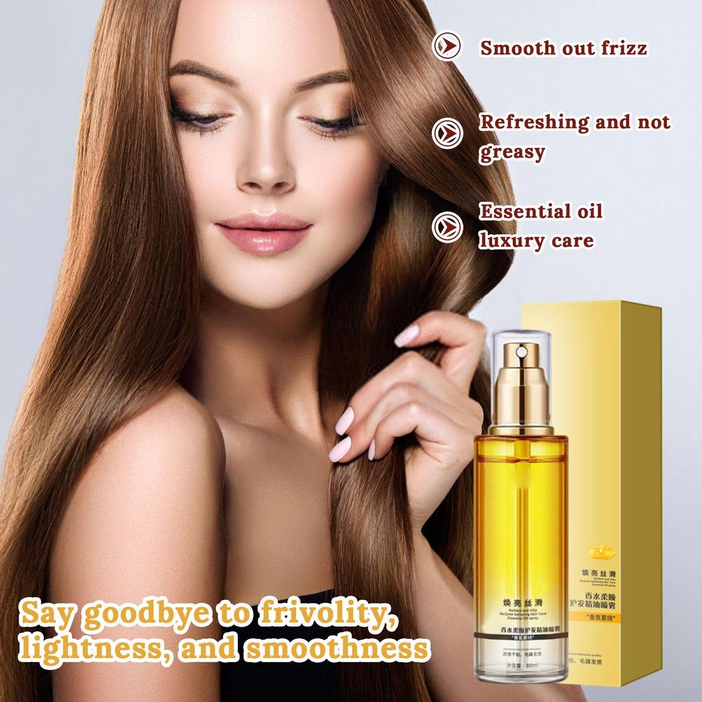 Huile de soin capillaire, Solution de soin capillaire, Eau nutritive, Solution, Après-shampoing sans rinçage, Huile pour pointes 80ml