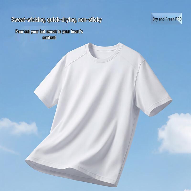 Jeanswest Men's Quick Dry Loose Fit Short Sleeve Printed T-Shirt