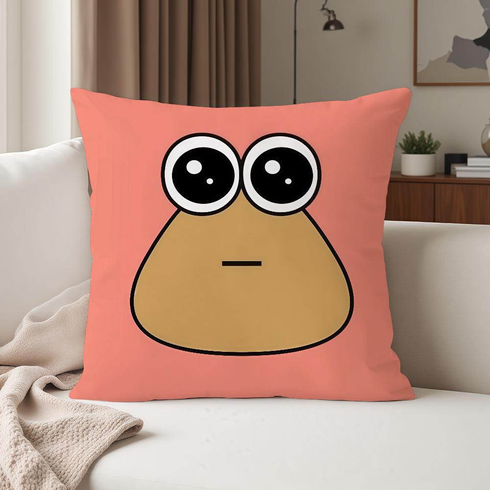 Hot Game My PPet Alien PPou Pillow Case Suitable For Bedrooms Living Rooms Cars Home Decoration