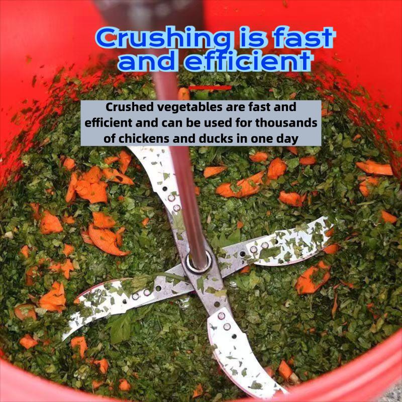 1 Set Household Farming Grinder Electric Drill Modified Crusher Forage Chopper Poultry Vegetable Shredder