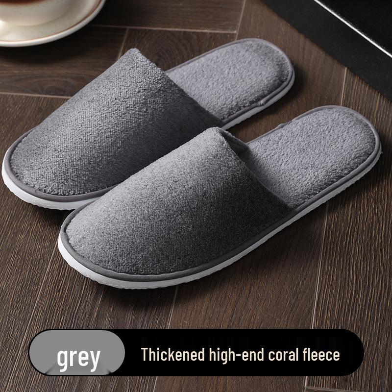

10 Pairs of Disposable Guest Slippers for Home, Hotel, B&B, or Travel Use Pack of 10