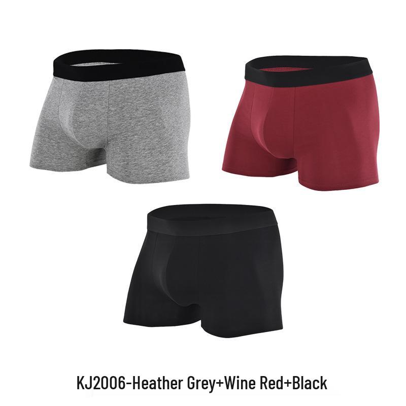 Men's Pure Cotton Breathable Boxer Briefs