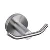 1/2Pcs Hardware Towel Robe Holder Dual Hooks Coat Rack Heavy Duty Door Hanger  Clothes