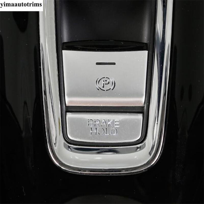Car Gear Position Handbrake Central Control Button Sequin Decoration Cover Trim Accessories For Honda Vezel HR-V 2014 -