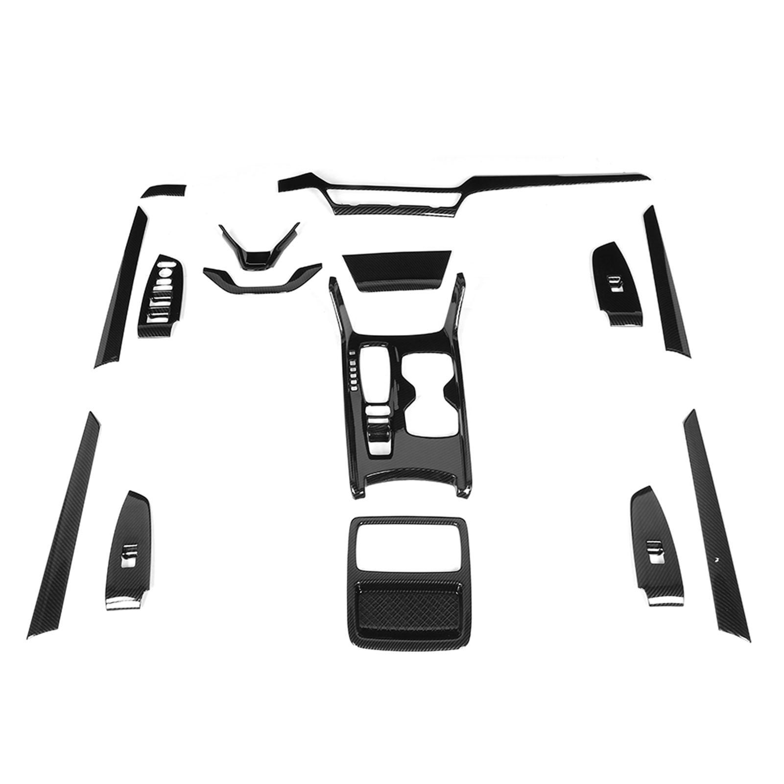 

15 шт. Комплект отделки салона автомобиля, дверная панель, задний подстаканник, декоративная крышка, подходит для Honda Accord 10th