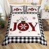 Christmas-themed Down Comforter Set Bedding Set 3-piece Duvet Cover Set