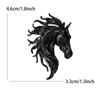Broches Têtes de Cheval Émaillées Tendance Pour Femmes Animal du Zodiaque Épingles Poney Accessoires de Décoration de Vêtements Cadeaux de Nouvel An