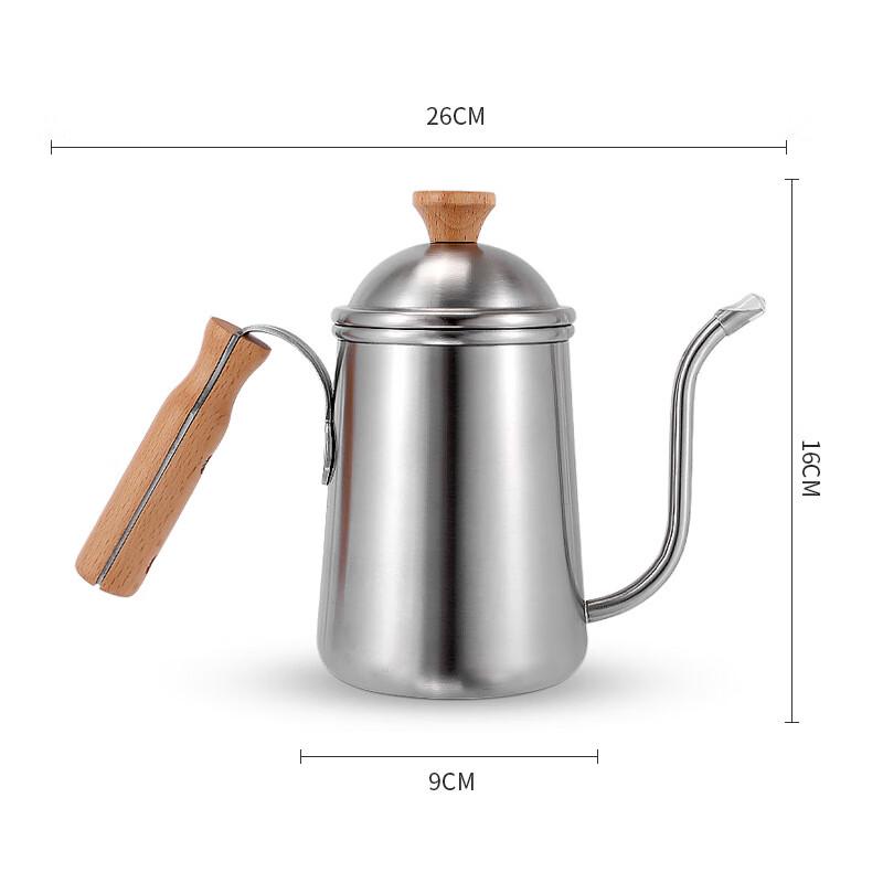 CENLOON Outdoor Portable Stainless Steel Pour-Over Coffee & Tea Kettle