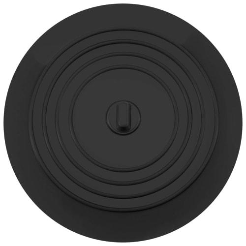 15cm Silicone Sink Drain Cover, Black, Water Stopper, Bathtub Stopper, Sink Lid for Sink Drain