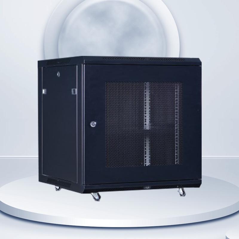 Wall-Mounted 12U Network Cabinet for Cable Storage & Monitoring