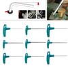 Chromium Vanadium Steel T-Handle Hex Wrench, Professional CR-V Extended Shaft High Hardness Hand Tool Wrench for Auto Bike Repair & Mechanics