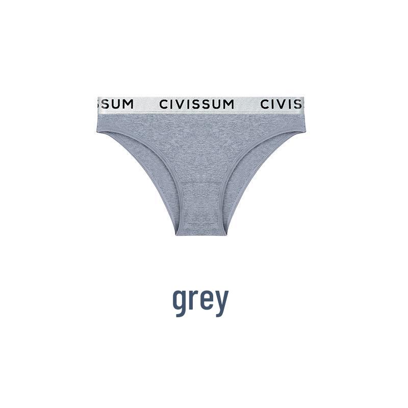 Low-Rise Sexy Exposed Waistband Pure Cotton Panties - Women's Comfortable Briefs