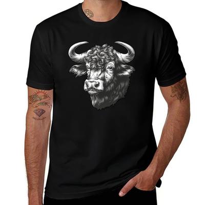 Taurus Zodiac Black and White TShirt Moisture Wicking Athletic TShirt
