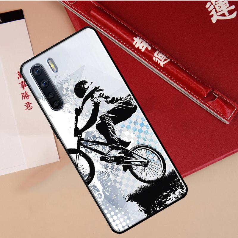 BMX Bike Extreme Sport Case For Oppo A60 A98 A58 A78 A18 A38 A80 A40 A77 A57 A17 A74 A54 A94 A96 A76 A16 A15 A5 Pro