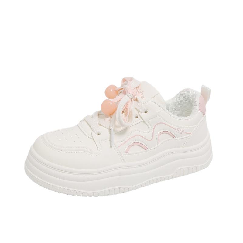 Little white shoes women's spring and summer women's shoes 2025 new versatile chic shoes casual board shoes platform sports shoes