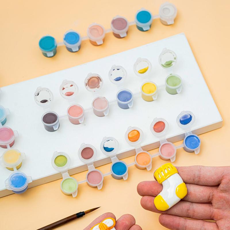 Ceramic Underglaze Color 6-color Set Mini Strip Creative Painting Ceramic Painting Coloring DIY Medium Temperature Pigment