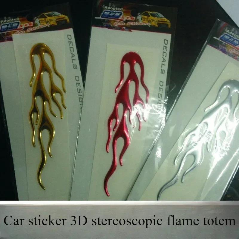Motorrad Zubehör 3D Flamme Feuer Reflektierender Aufkleber Vinyl Decal Auto Styling Dekoration Dirtbike Universal