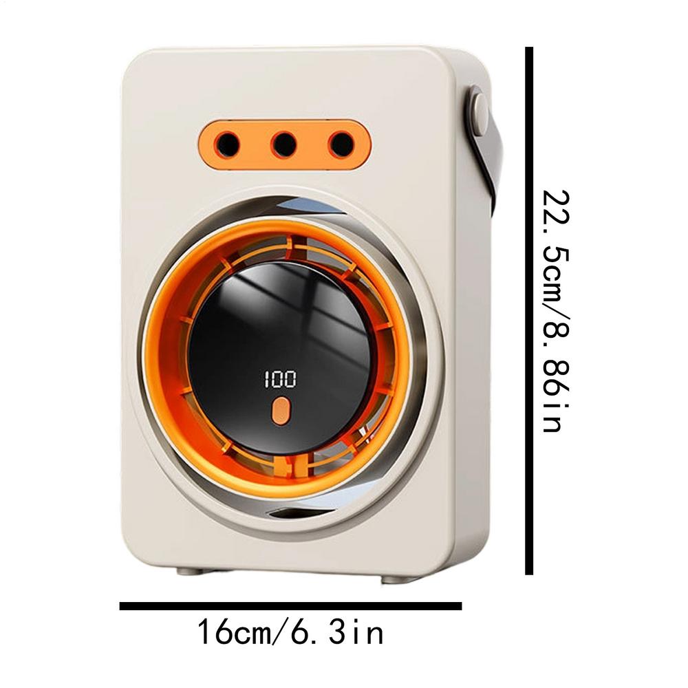 

Misting Fan Rechargeable Portable Cooling Fan For Bedroom For Indoor Outdoor Tent Desk Room Traveling Fishing Jobsite Camping бежевый