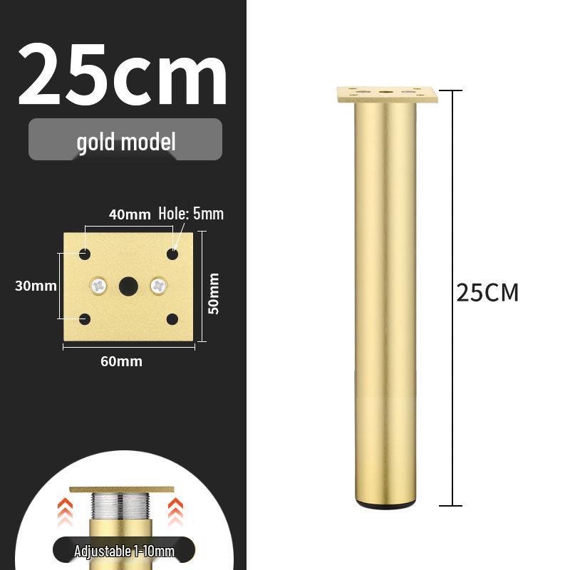 Adjustable Aluminum Alloy Cabinet & Furniture Support Legs