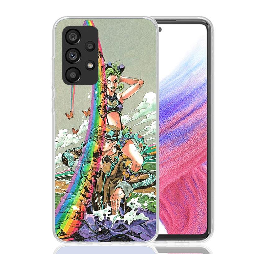 Anime JoJo Bizarre Adventure Case Phone Cover for Samsung Galaxy A17 A16 A15 A14 A13 A56 A55 A54 A53 A36 A35 A34 A33 A26 A25 A24