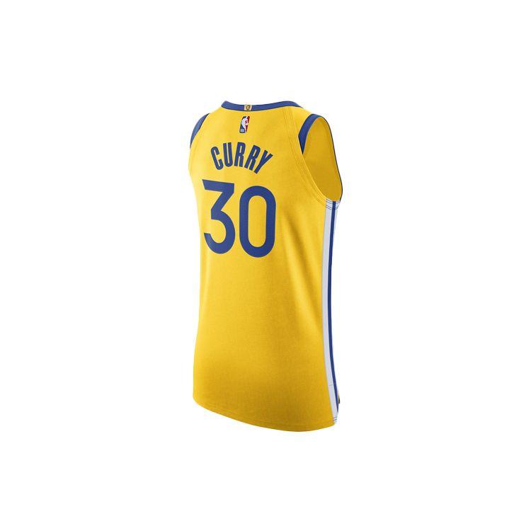 Nike NBA Player Edition Jersey Golden State Warriors - Curry Men Tops Yellow AT9842-728