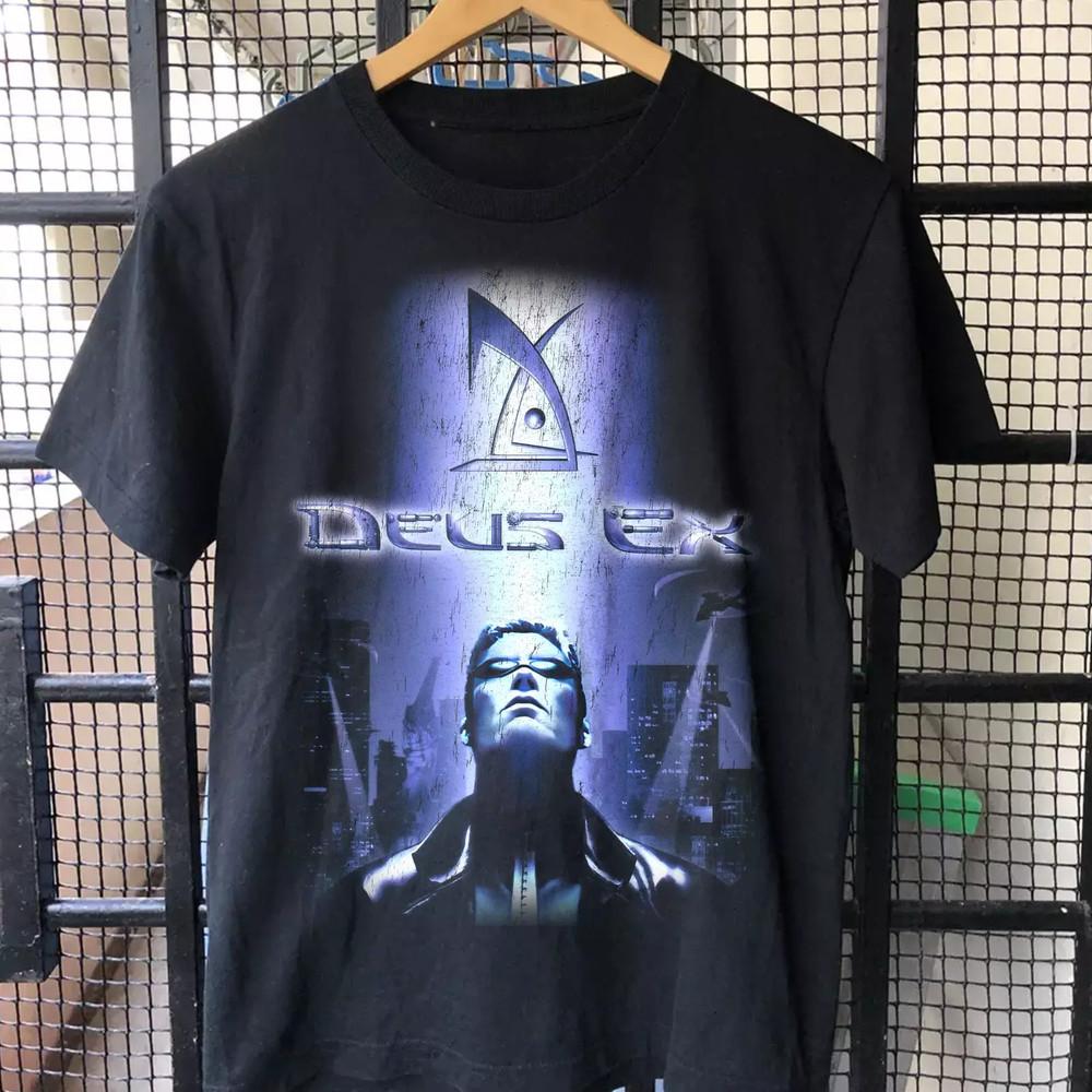 

Deus Ex Shooter Retro Gaming Unisex Gamer - Vintage T-Shirt All Size S-4XL Unisex T-Shirt XXXL