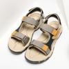 Mode Goldener Setzling Sommer Strandschuhe Atmungsaktive Herrensandalen Retro Lässige Flats Freizeit Sandale für Herren Leichter Outdoor-Schuh