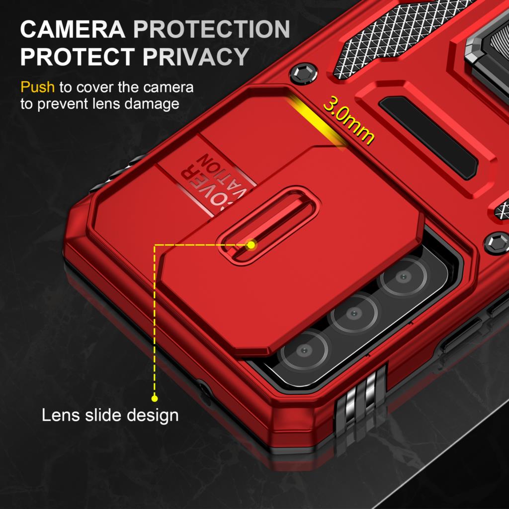 Camera Protector Case For Samsung Galaxy A82 A72 A71 A73 A53 A52 A42 M42 A54 A34 4G 5G Shockproof Magnetic Stand Ring Case Cover