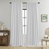 Blackout Curtain Rod Bag Dark Loop Rod Curtain