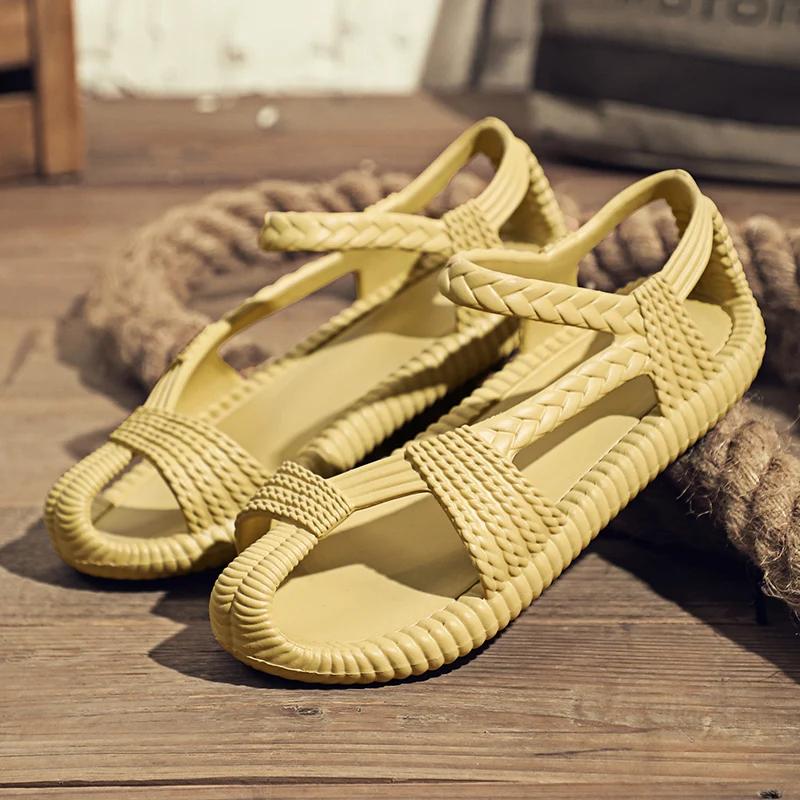 2024 New Fashionable and Personalized Men's EVA Sandals Summer Outdoor Beach Shoes SIZE 36-47 Versatile Comfortable AndCasual