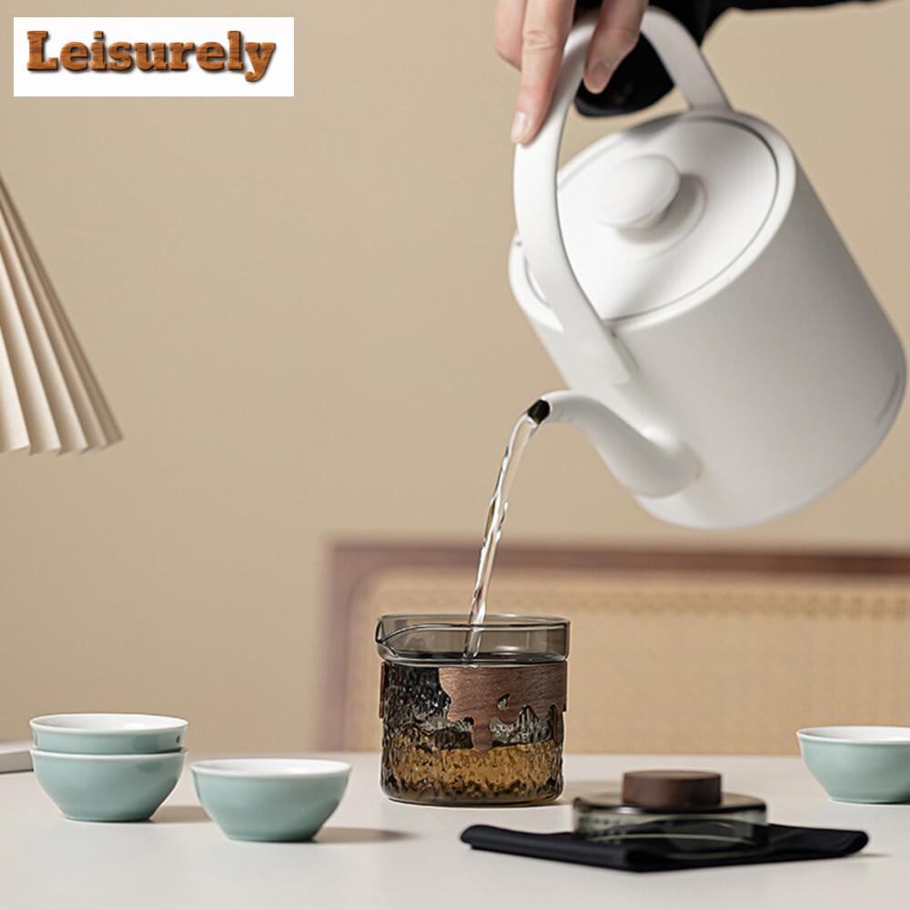 Set de ceai de călătorie, 1 ceainic și 4 căni, ceainic și ceașcă de ceai portabil pentru camping în aer liber cu pungă, seturi de ceai, instrumente de preparare a ceaiului de uz casnic