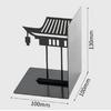 Chinese Style Metal Bookends: Creative Architectural Ornaments for Study & Office