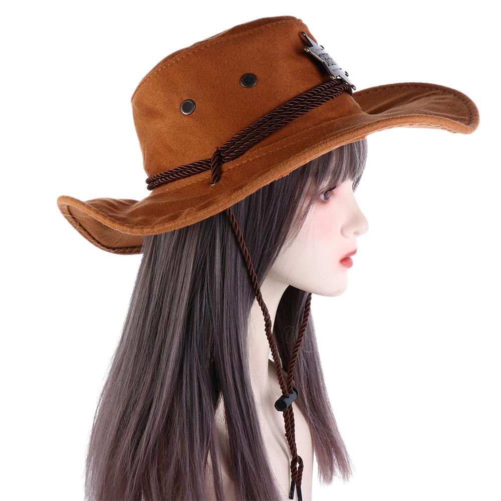 Climbing Hats Wide Brim Knight Hats Summer Sun Hats Travel Sunscreen Caps Western Cowboy Hats Star