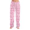 Women's Valentine's Day Printed Casual Pants Drawstring Elastic Waist Drawstring Pants