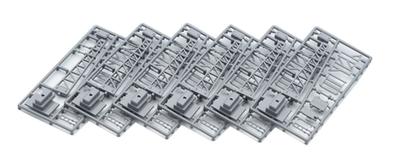 TOMIX N Gauge Terminal Overhead Line Pillar Set of 6 3269 Railway Model Supplies