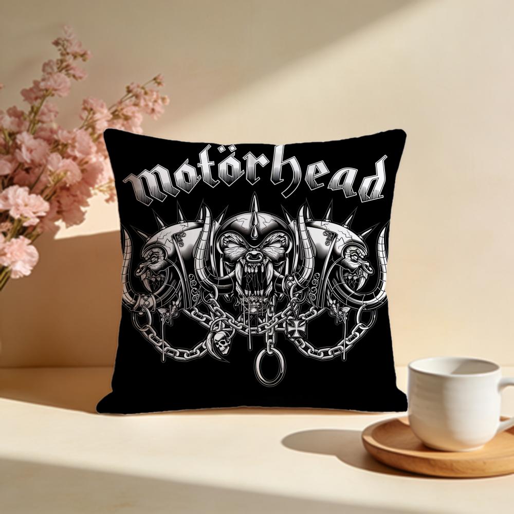 Stylish MMotorheadsful Cushion Cover Stylish Washable Pillow Cover Ideal for Couch Bedroom Car Decoration