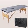 Adjustable Portable Solid Wood Beauty Bed for Massage & Physiotherapy