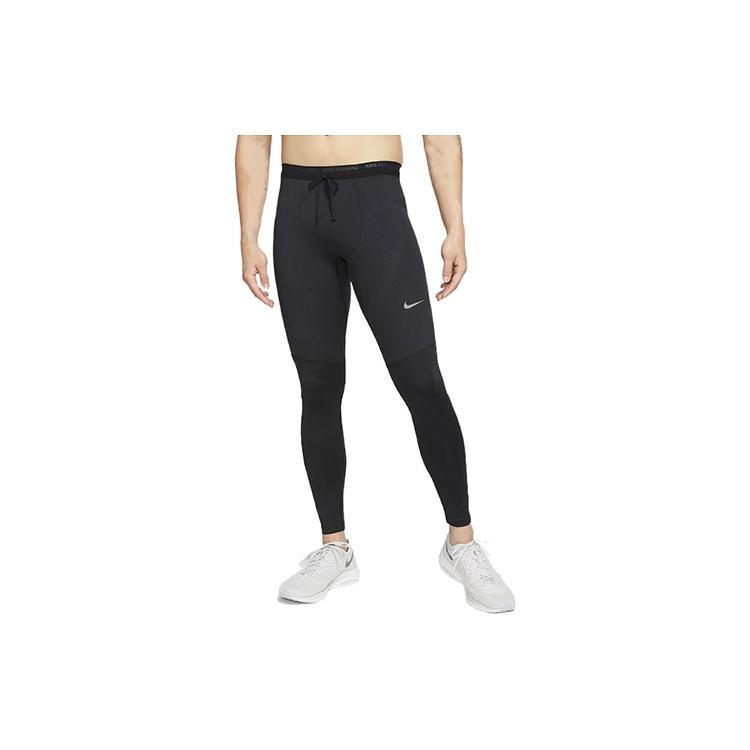 Nike Knitted Sweatpants Men's Black Moderate Slim Fit Pants CZ8824-010