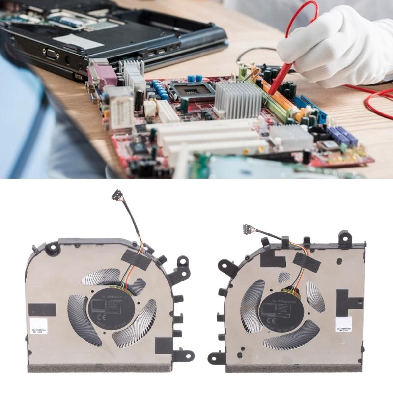 CPU GPU Fan Laptops Cooling Fan DC12V 4Pin 4wires Coolers for 16s IMH9 9 16IMH9 L+R ORG Laptops Part