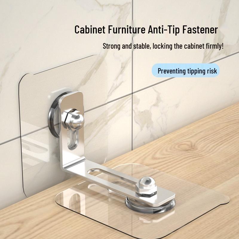 Child Safety Anti-Tip Strap for Wardrobes, Shoe Cabinets, TV Stands, and Furniture