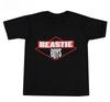 Beastie Boys Vintage Red White Logo Print Tee Retro Hip Hop Streetwear Casual Unisex