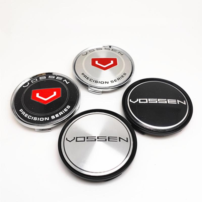 4pcs 63mm Vossen Wheel Center Caps Hub Rims Cover Car Styling Dust Cover Badge Emblem 57mm
