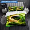 3PCS Green Hero Printed Bedding Set For Bedroom Dormitory,  Includes 1 Duvet Cover & 2 Pillowcases for All Seasons Home Decor Fan Gifts