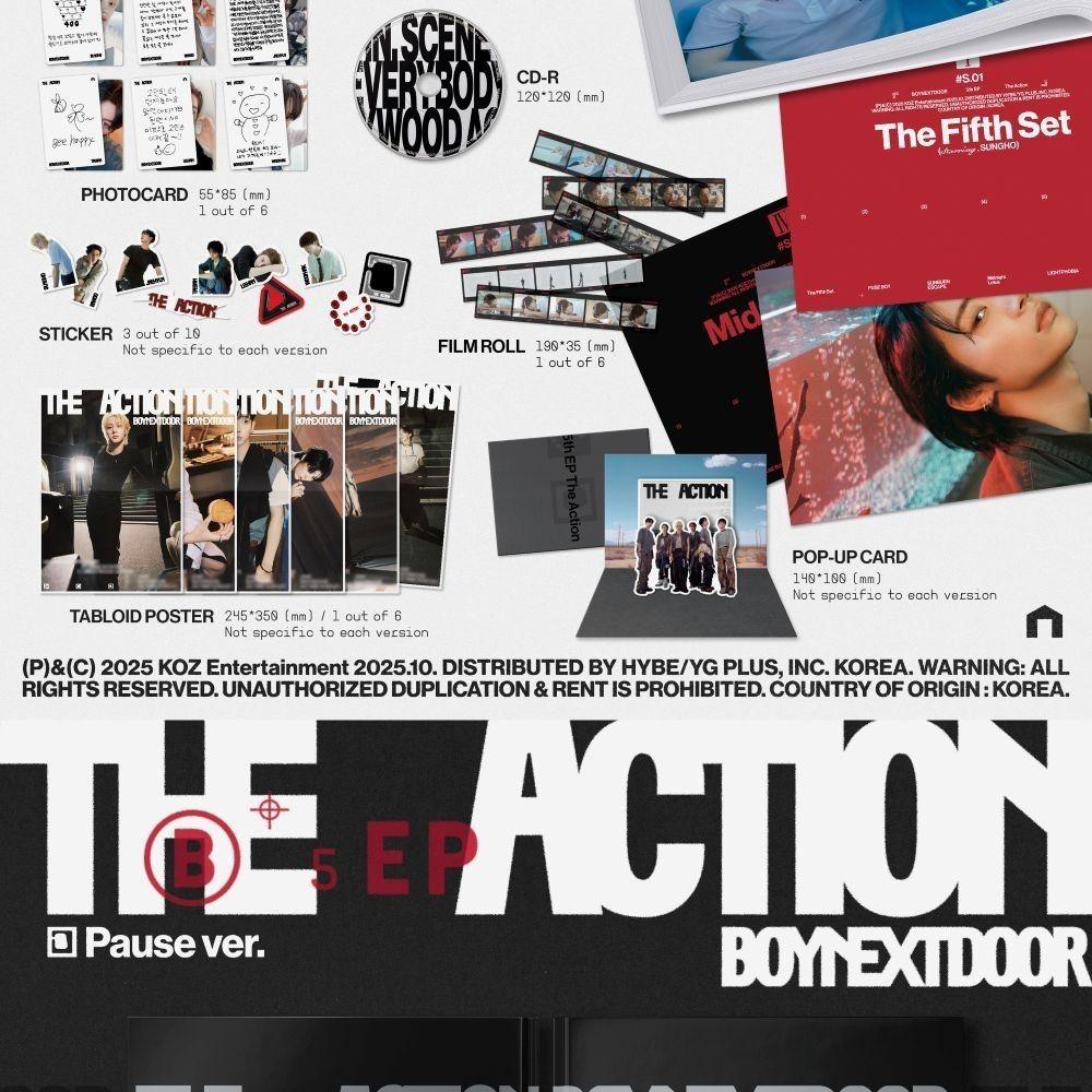 [READY STOCK] BOYNEXTDOOR - 5th EP 'The Action' (Photobook ver.)