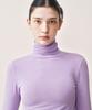 Nigaennikol [Essential] Minimal Slim Turtleneck Top_Purple