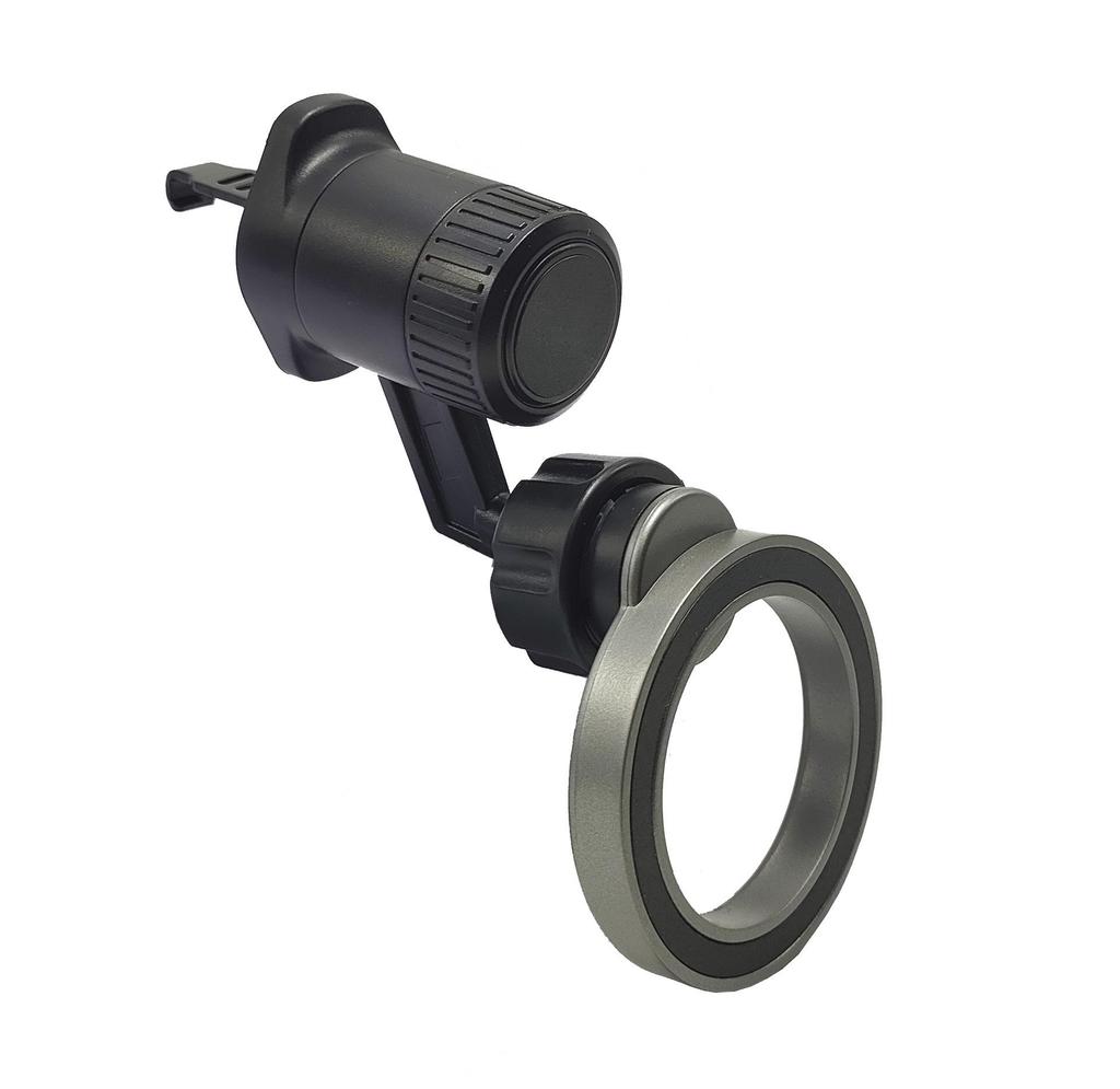 360° Rotating Magnetic Car Phone Mount with Adjustable Multi-Joint Metal Base