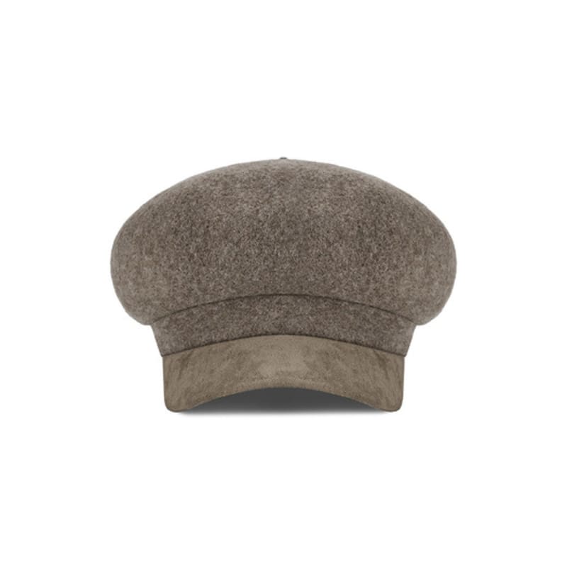 VARZAR VA Studded Wool Combo Newsboy Cap Warm Top