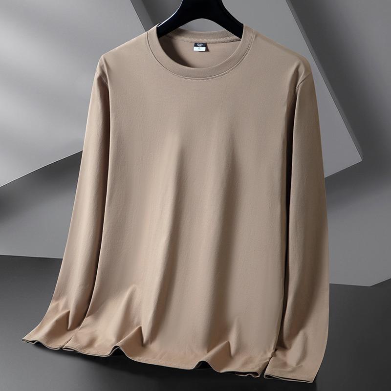 DICIFY Men's Fashion Long Sleeve Casual Autumn Winter O-Neck Blouses & Shirts