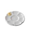 Sheep Fat Jade Porcelain Pinch Flower Cup High-grade Single Cup White Porcelain Coaster Ladies Master Cup Girls Ceramic Tea Set
