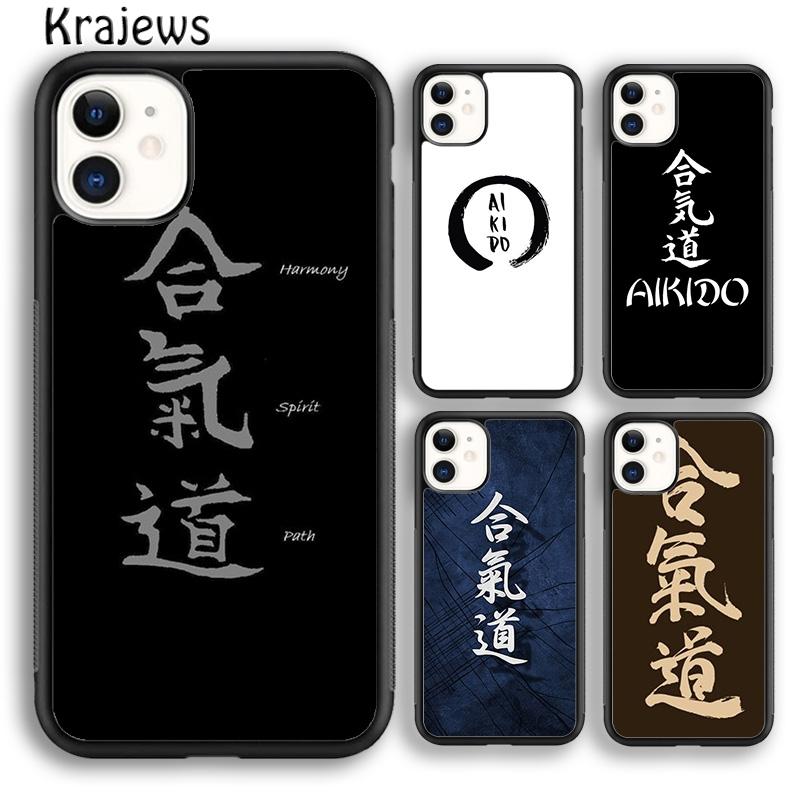 Krajews Japan Martial Aikido Soft Phone Case Cover For iPhone 17 Air 16 15 14 Plus 11 12 13 Pro Max Plus Coque Fundas